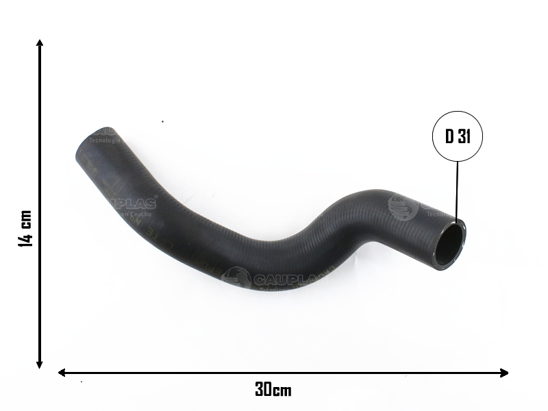 CAUPLAS MANGUERA RADIADOR SUPERIOR FIAT PALIO I SIENA II OEM:46779406 4677941 =YACO 2862