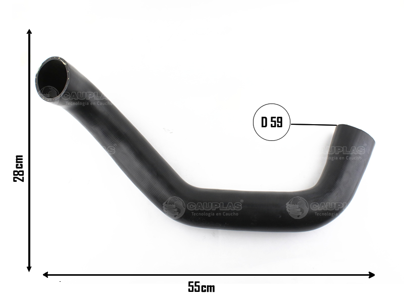 CAUPLAS MANGUERA INTERCOOLER CIRCULACION DE AIRE MB SPRINTER 313