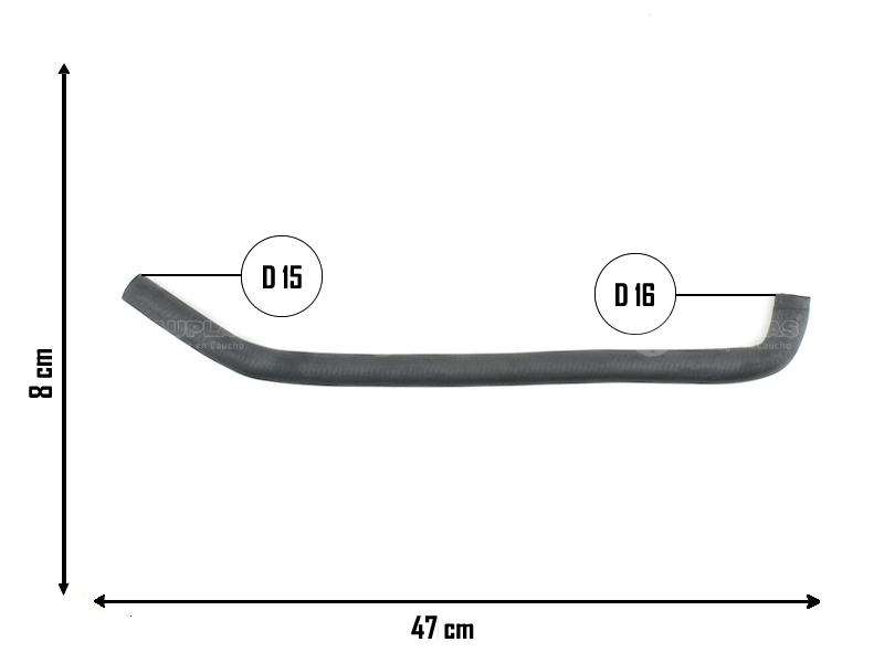 CAUPLAS MANGUERA RADIADOR DE ACEITE DE ENTRADA MB SPRINTER 310