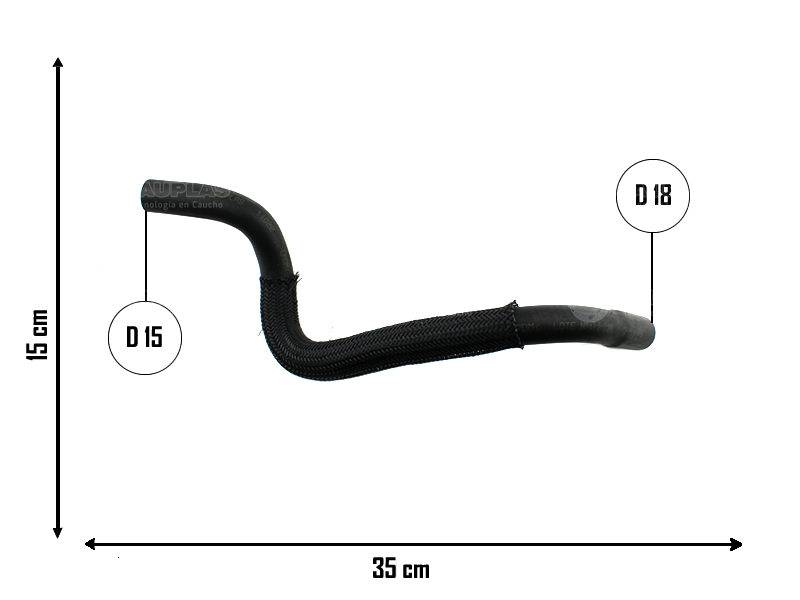 CAUPLAS MANGUERA REFRIGERACION FORD RANGER II