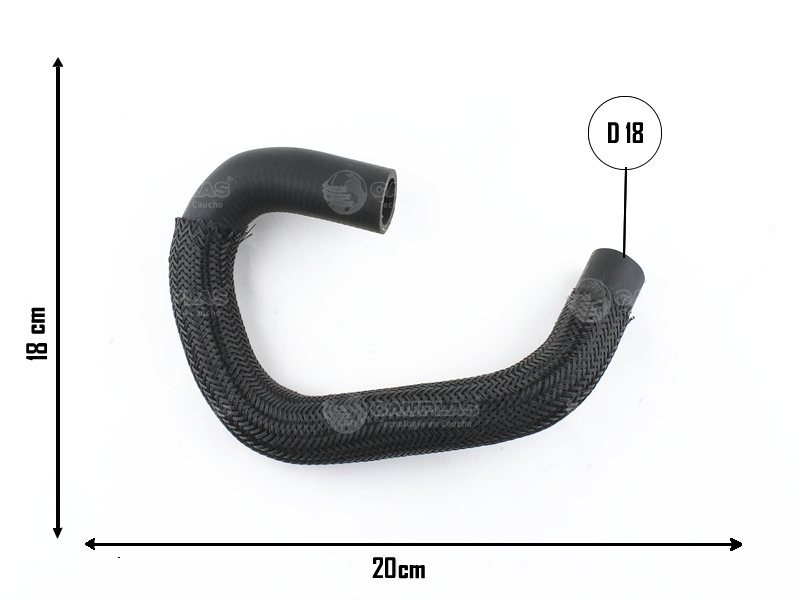 CAUPLAS MANGUERA RADIADOR DE ACEITE PEUGEOT 208 OEM:1323V6