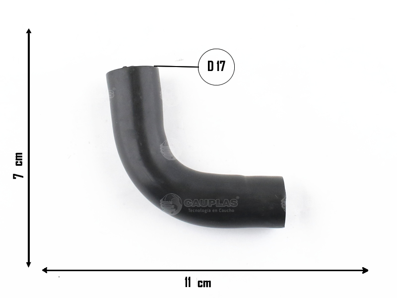 CAUPLAS MANGUERA DESCARGA DE GASES PEUGEOT 405  =YACO 2346