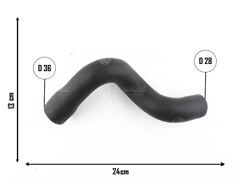 CAUPLAS MANGUERA RADIADOR SUPERIOR PEUGEOT PARTNER I OEM:1343EH