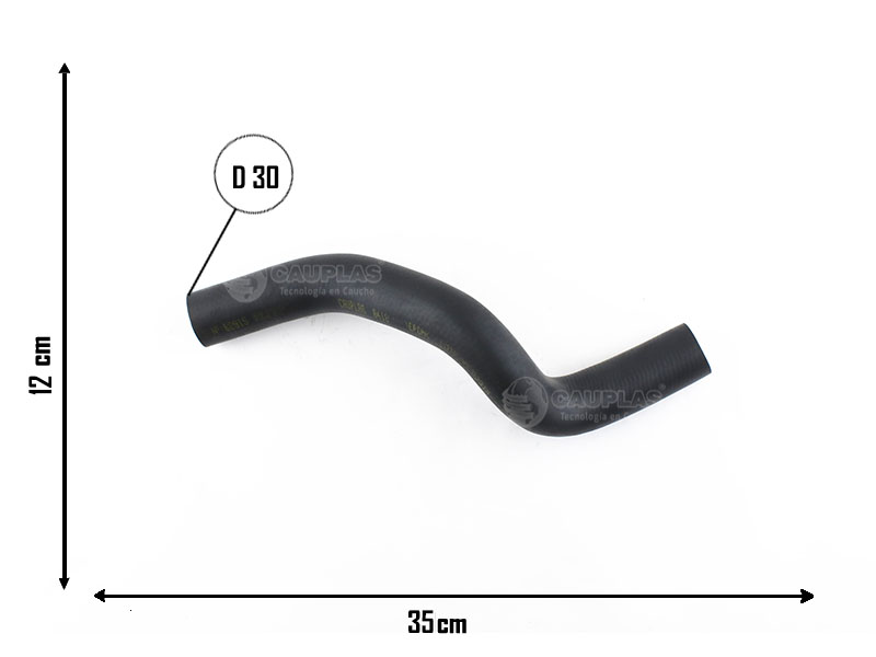 CAUPLAS MANGUERA RADIADOR SUPERIOR FIAT PALIO II SIENA II OEM:51735200