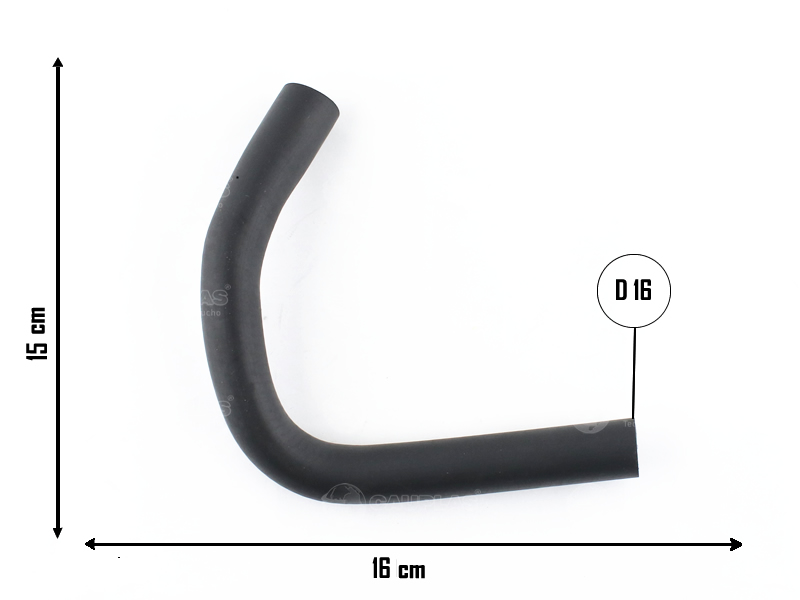 CAUPLAS MANGUERA VASO DE EXPANSION INFERIOR PALIO II SIENA II OEM:46779419 =YACO 3722