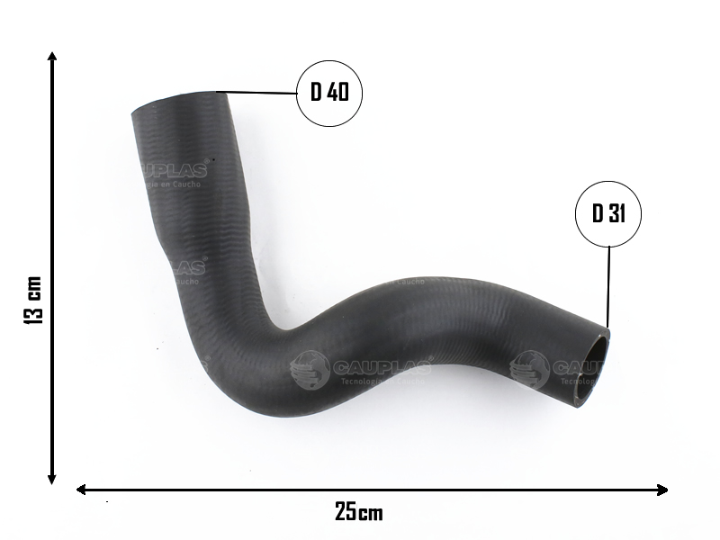 CAUPLAS MANGUERA RADIADOR SUPERIOR PEUGEOT PARTNER I OEM:226140