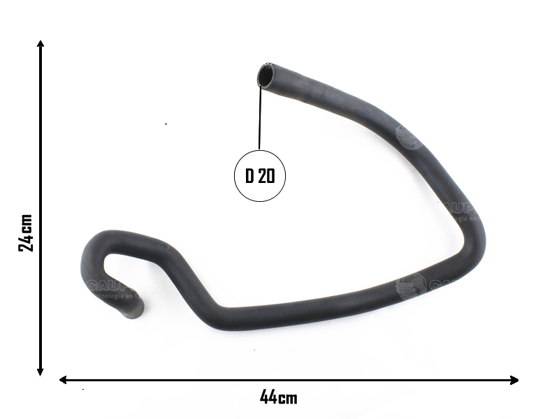 CAUPLAS MANGUERA CALEFACTOR SALIDA P405 = YACO 1761