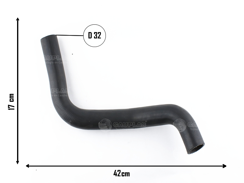 CAUPLAS MANGUERA RADIADOR SUPERIOR CHEVROLET CRUZE OEM: 95389383