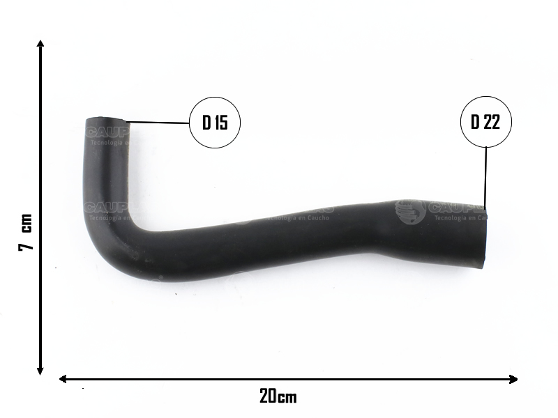 CAUPLAS MANGUERA CIRCULACION DE AIRE CHEVROLET SPIN