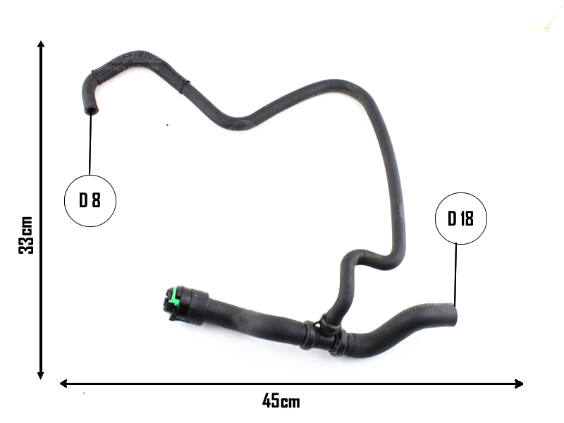 CAUPLAS MANGUERA CALEFACCION ENTRADA CHEVROLET VECTRA