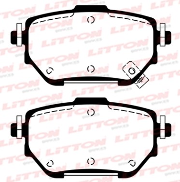 LITTON PASTILLAS FRENO TOYOTA COROLLA CROSS 20>  C/PLACA ANTIVIBRADOR (POSICION 1250)