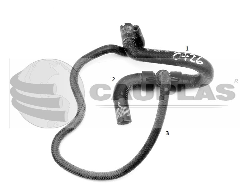 CAUPLAS MANGUERA CALEFACCION FIAT PALIO III SIENA III OEM:51712599 =YACO 3413