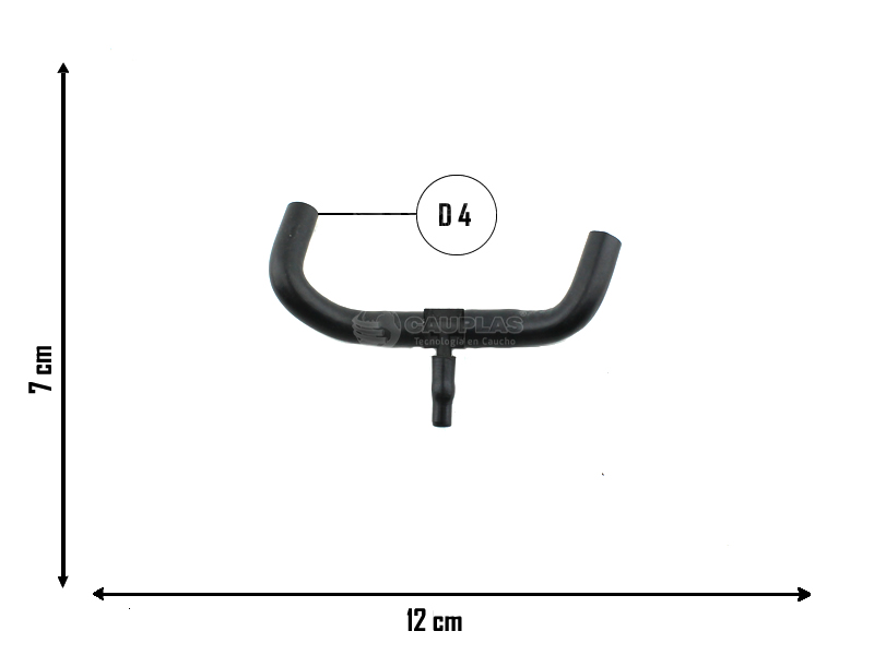 CAUPLAS MANGUERA DESCARGA DE GASES FIAT PUNTO I OEM:7086811