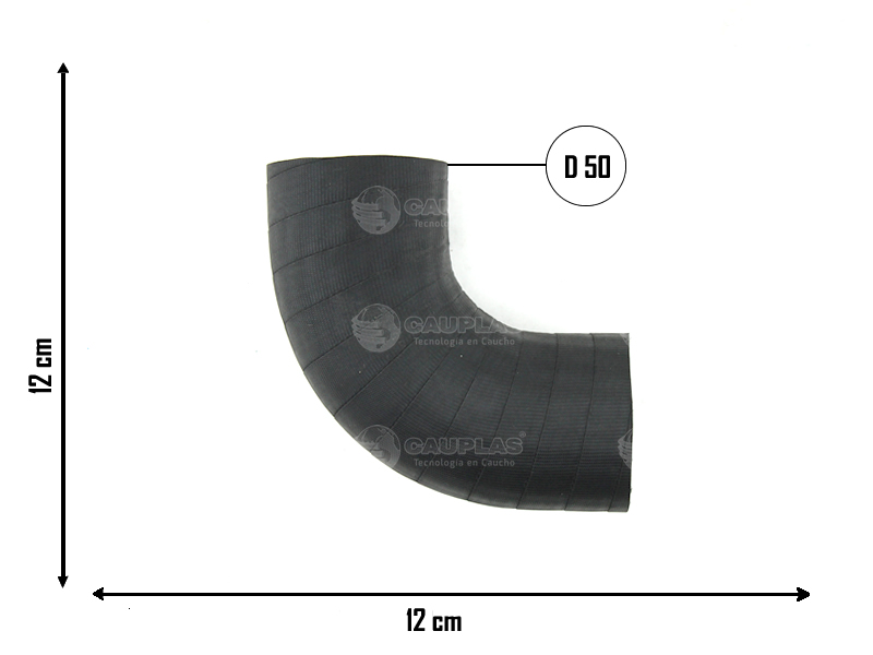 CAUPLAS MANGUERA INTERCOOLER SALIDA FIAT DUCATO II OEM:1337343080 =YACO 3978