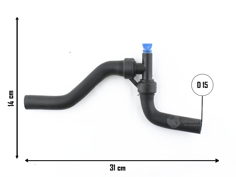 CAUPLAS MANGUERA CALEFACTOR SALIDA FIAT PUNTO I  =YACO 3768