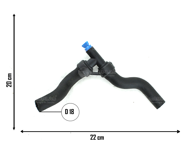 CAUPLAS MANGUERA CALEFACCION SALIDA FIAT PALIO III SIENA II