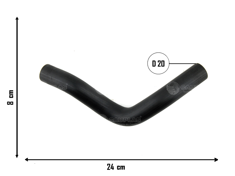 CAUPLAS MANGUERA CIRCULACION DE AIRE FIAT IDEA I PALIO IV STRADA II OEM:55200336