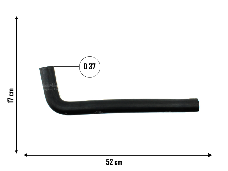 CAUPLAS MANGUERA RADIADOR SUPERIOR FIAT DUCATO II OEM:1333704080