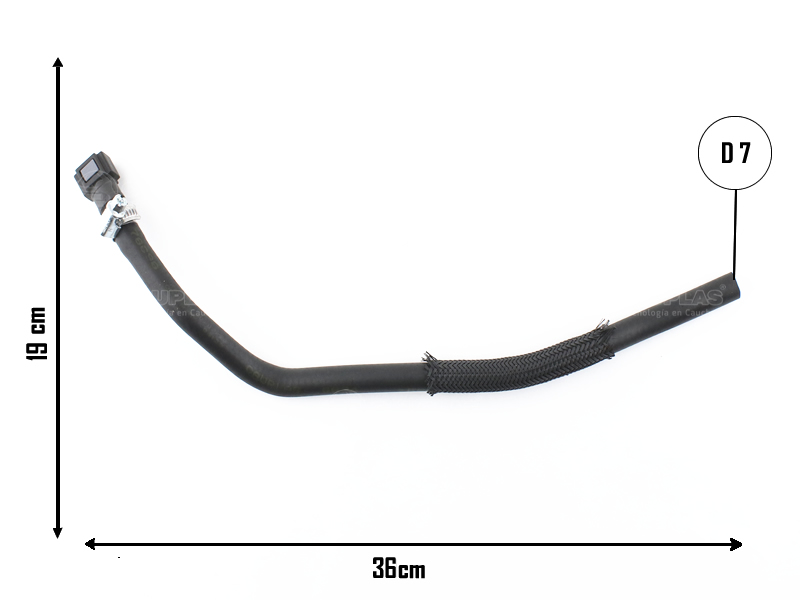 CAUPLAS MANGUERA VASO DE EXPANSION FIAT PALIO V SIENA V =YACO 4367