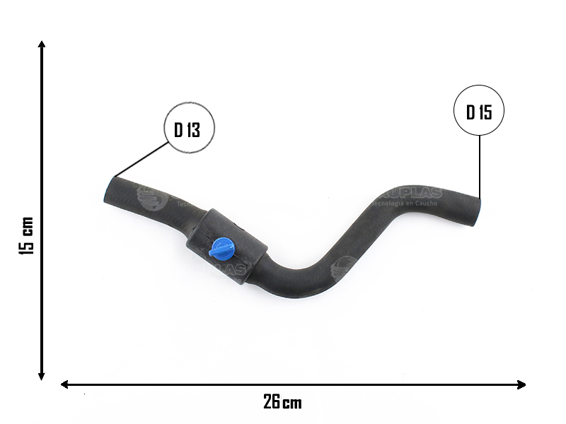 CAUPLAS MANGUERA CALEFACCION ENTRADA FIAT PALIO V