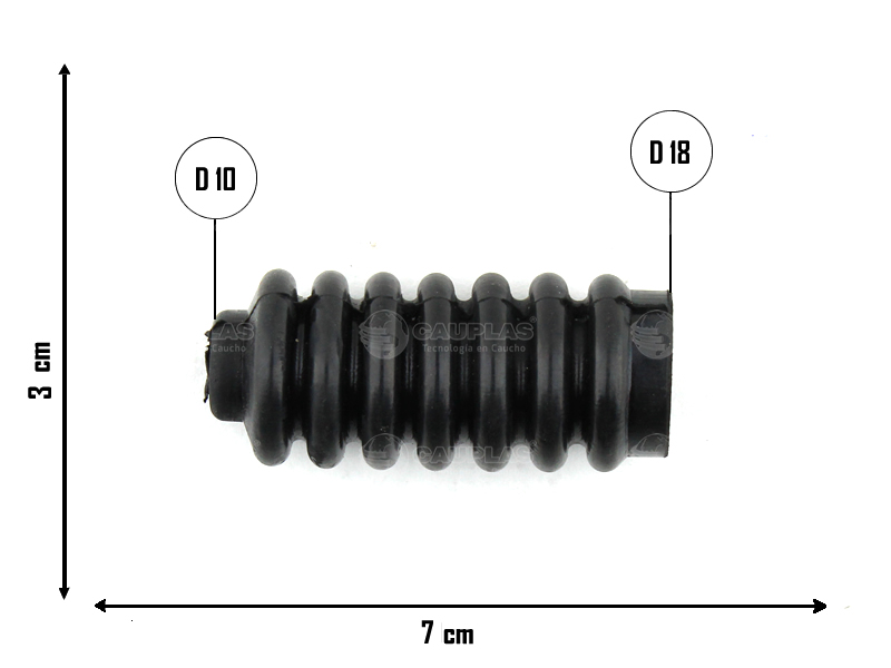 CAUPLAS MANGUERA FUELLE SELECTOR DE CAMBIOS 147