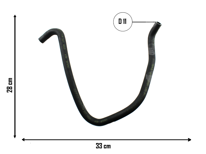 CAUPLAS MANGUERA VASO DE EXPAN A RAD CORSA I OEM:93428013 93226777 90410070 =YACO 1830