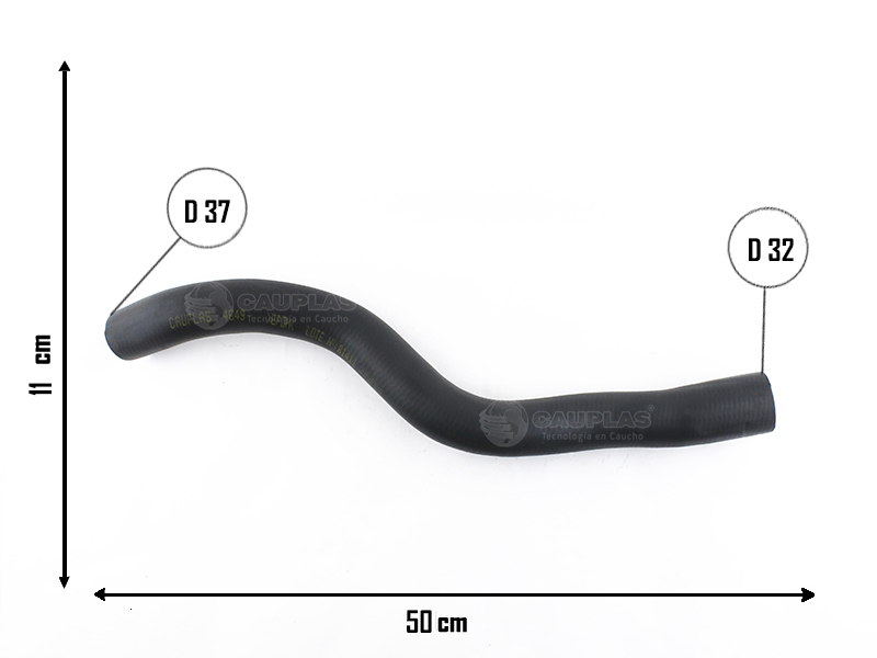 CAUPLAS MANGUERA RADIADOR INFERIOR CHEVROLET VECTRA II OEM:93292346 =YACO 2472