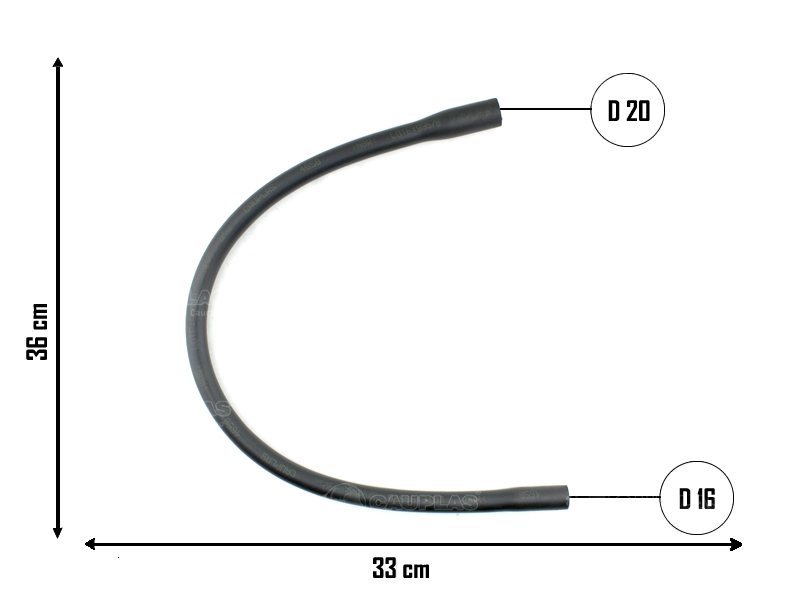 CAUPLAS MANGUERA COMBUSTIBLE CORSA I TIGRA  =YACO 2541