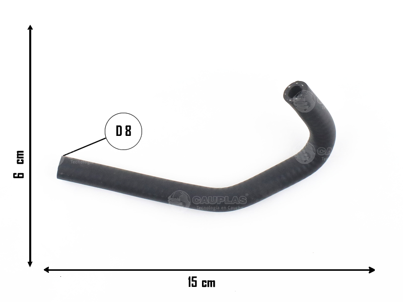 CAUPLAS MANGUERA TUBO RIGIDO A TERMOSTATO ASTRA II VECTRA II-III ZAFIRA OEM:90529977 =YACO 2439