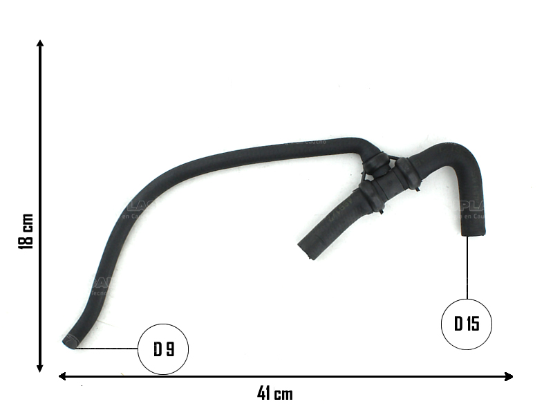 CAUPLAS MANGUERA CALEFACTOR CORSA I OEM:93287488 =YACO 4053