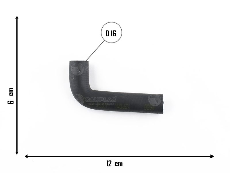 CAUPLAS MANGUERA CONEXION A TERMOSTATO GM BLAZER S10 OEM:70200784 =YACO 3497
