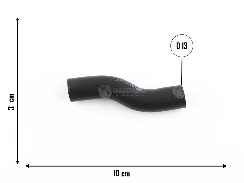 CAUPLAS MANGUERA VENTILACION DE MOTOR CORSA I OEM:97129868 =YACO 3853