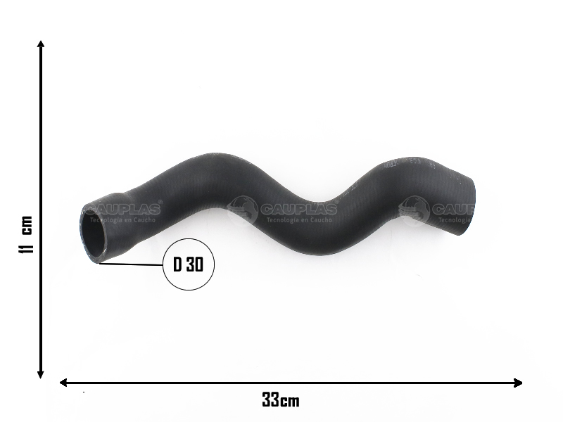 CAUPLAS MANGUERA RADIADOR SUPERIOR CORSA II OEM:9128807 =YACO 3461