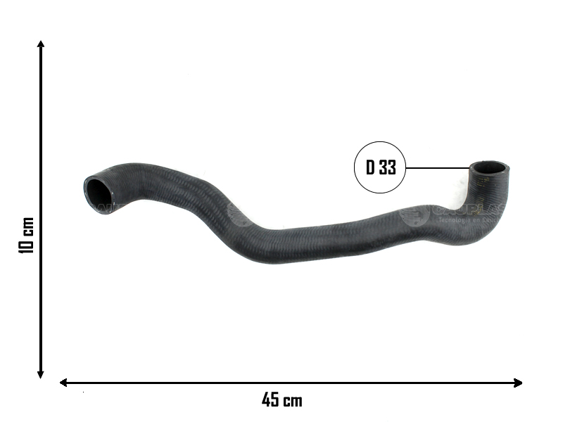 CAUPLAS MANGUERA RADIADOR SUPERIOR CHEVROLET MERIVA OEM:93296059 =YACO 2807