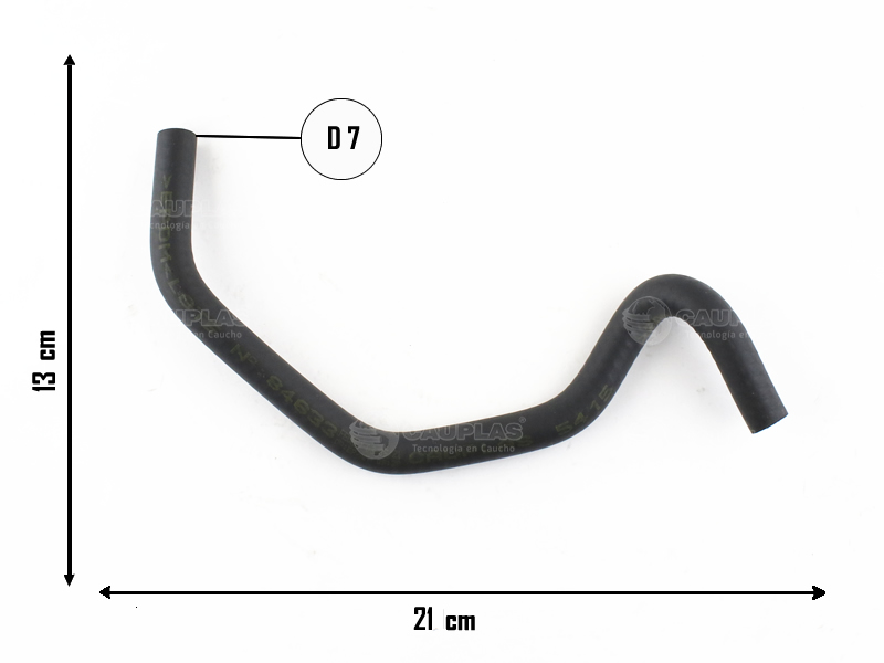 CAUPLAS MANGUERA PRECALENTADOR DE VENTILADOR ASTRA II VECTRA II-III OEM:90467511 =YACO 3610