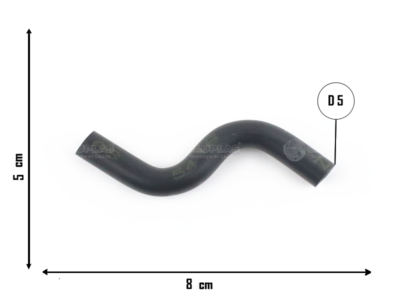 CAUPLAS MANGUERA VENTILACION DE CARTER CORSA I TIGRA OEM:90470106 =YACO 3277