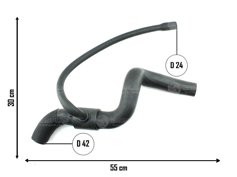 CAUPLAS MANGUERA RADIADOR INFERIOR SILVERADO
