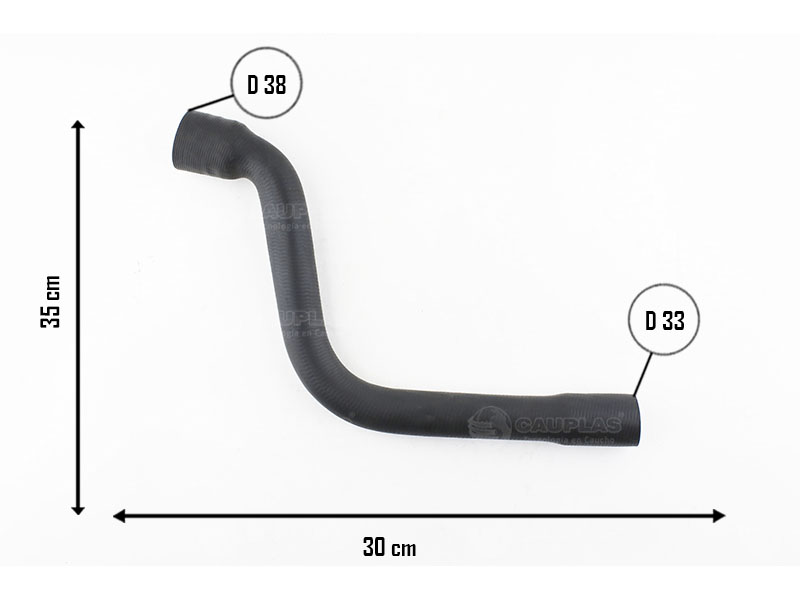 CAUPLAS MANGUERA RADIADOR SUPERIOR PEUGEOT 306 OEM:1343T60 =YACO 1862