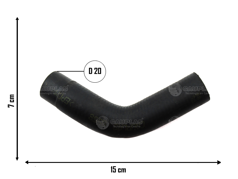CAUPLAS MANGUERA REFRIGERACION BERLINGO EVASION JUMPER I XANTIA I ZX P306 405 406 605 806 BOXER I EXPERT PARTNER I OEM:1307W3 (YACO 2219)