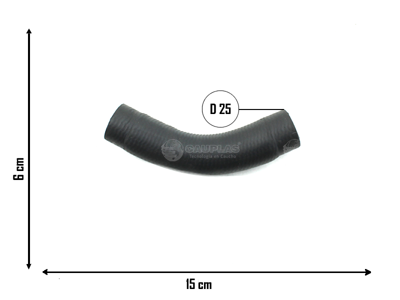 CAUPLAS MANGUERA REFRIGERACION FIAT DUNA UNO I 147 I OEM:4346416 =YACO 184