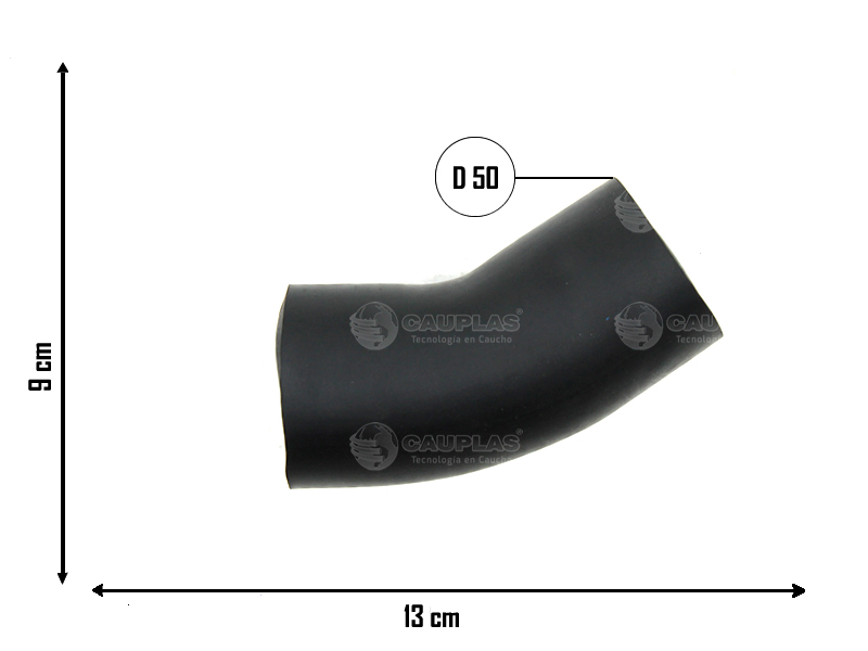 CAUPLAS MANGUERA CIRCULACION DE AIRE FIAT PALIO I-II-III SIENA I-II FIORINO II  =YACO 3397