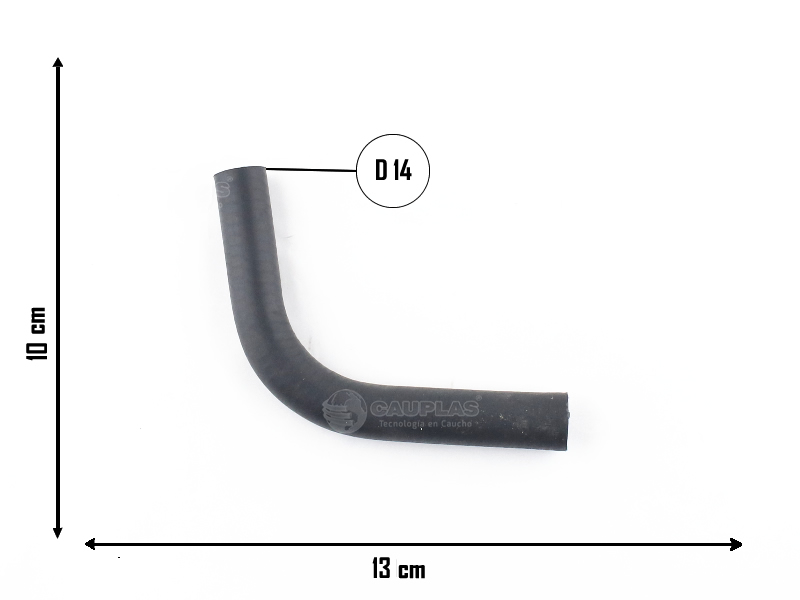 CAUPLAS MANGUERA REFRIGERACION FIAT DUNA FIORINO II PALIO I UNO I OEM:46452050 =YACO 2837