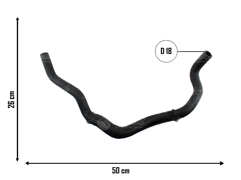 CAUPLAS MANGUERA VASO DE EXPANSION PEUGEOT PARTNER I-II OEM:1307SY