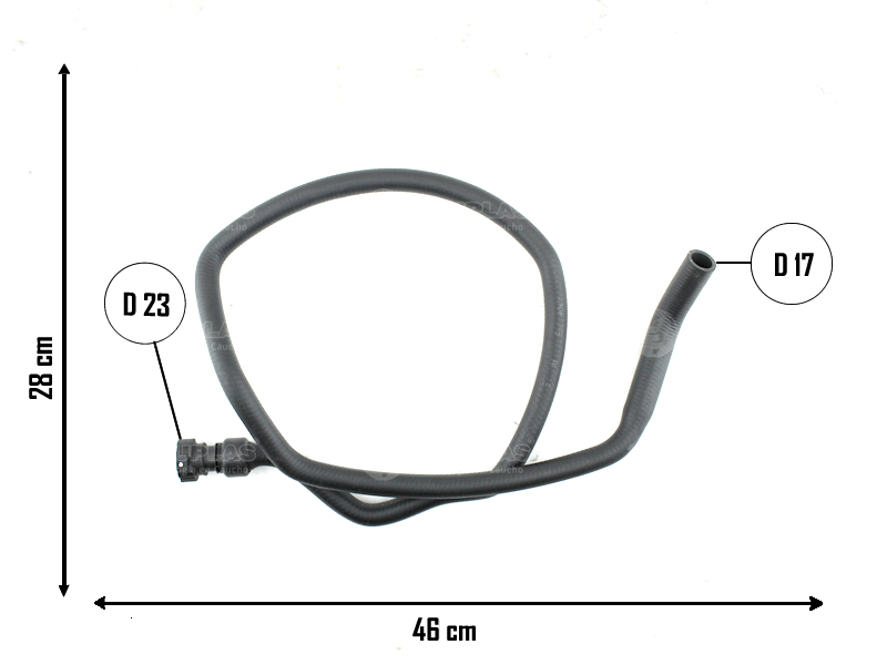 CAUPLAS MANGUERA VASO DE EXPANSION PEUGEOT 307 OEM:1323C3