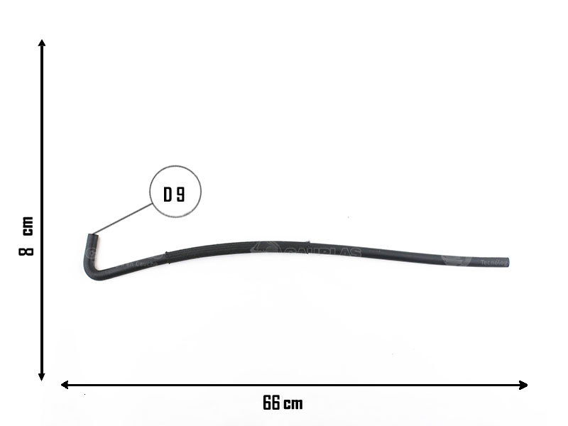 CAUPLAS MANGUERA VASO DE EXPANSION SUP A BOMBA DE AGUA PARTNER I OEM:1307XG =YACO 4210