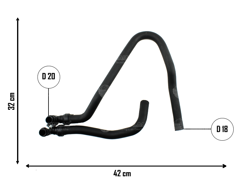 CAUPLAS MANGUERA CALEFACTOR PARTNER I OEM:646603
