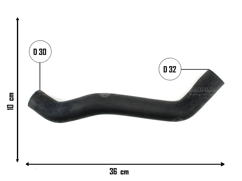 CAUPLAS MANGUERA RADIADOR SUPERIOR FIAT DUNA OEM:7692767