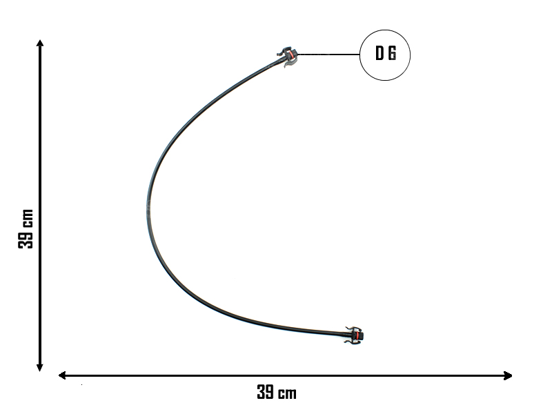 CAUPLAS MANGUERA VASO DE EXPANSION PEUG 206 207