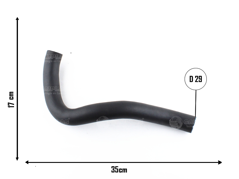 CAUPLAS MANGUERA RADIADOR SUPERIOR HONDA CR-V OEM:19501PNB000 =YACO 4175