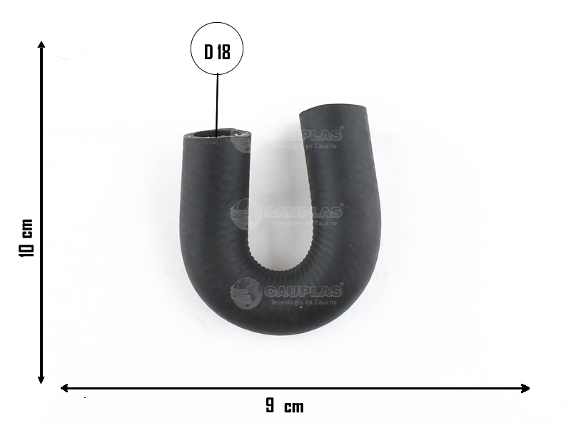 CAUPLAS MANGUERA TUBO RIGIDO A FILTRO P307  =YACO 2518